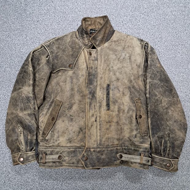 80s빈티지 가죽자켓