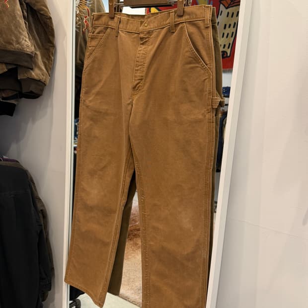 00s Carhartt 덕 캔버스 싱글니 FR 카펜터 워크팬츠 (USA)