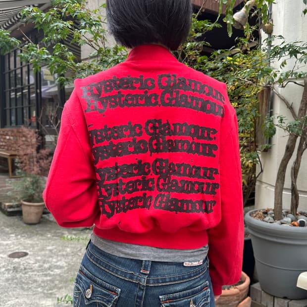 Hysteric Glamour back print sweat zip-up