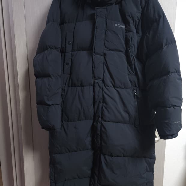 콜롬비아 구스다운 롱패딩, XL