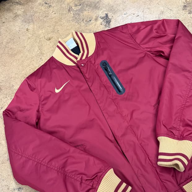 [정품/XS] 나이키 버건디 웜업 자켓 b19