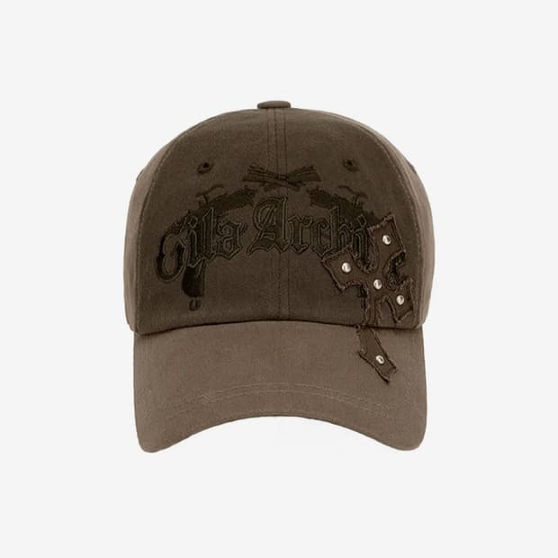 길라아카이브 CROSS PATCHED PISTOL BALLCAP_BR