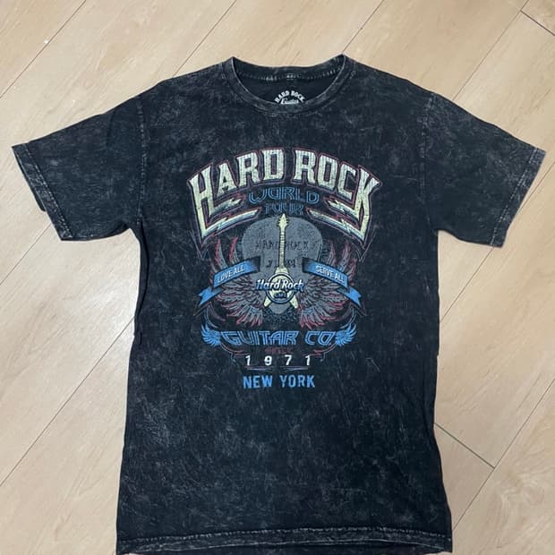 Hardrock guitar 하드락 카페 기타 티셔츠 S