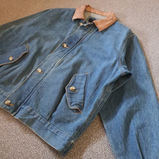 80s J J Fmer 데님 자켓 no.43