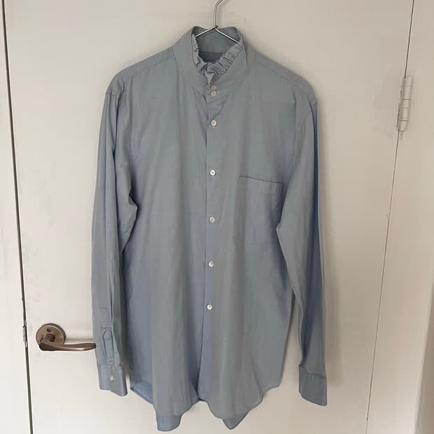comme des garçons homme plus blue shirt