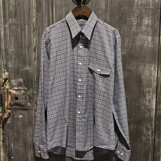 70s Paddock Club by Arrow Plaid Shirt
