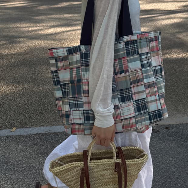 tas 패치워크 백 가방 patchwork easy bag 003