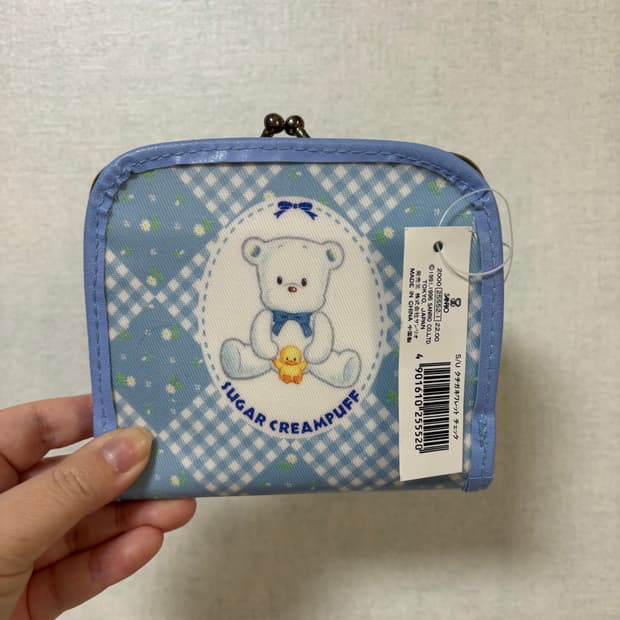산리오 고전 슈가크림퍼프 지갑