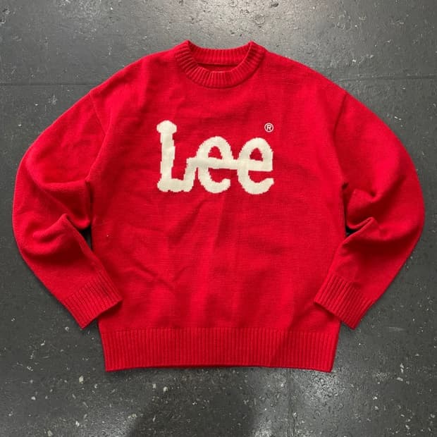 95-100 LEE 스펠아웃 니트