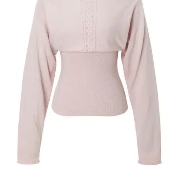 쓰리타임즈 듀이 오프 탑 핑크 S