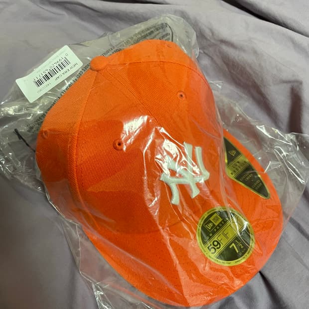 뉴에라 뉴욕양키스 베이직 로우프로파일 오렌지