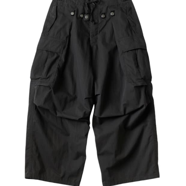 캐피탈 립스탑 점보 카고 팬츠 블랙 2사이즈
