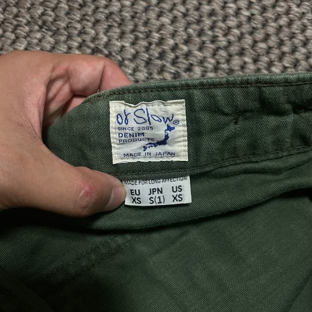 오어슬로우 퍼티그 1size