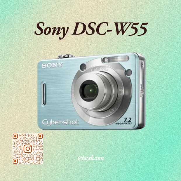 소니 사이버샷 W55 블루 (Sony DSC-W55)
