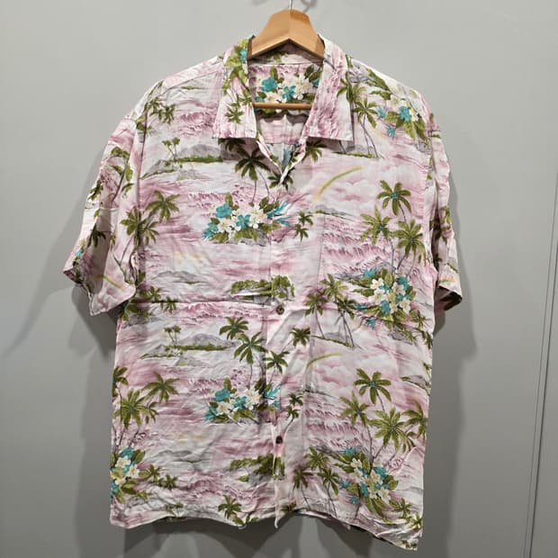 JAPAN 도메스틱 레이온 하와이안 셔츠