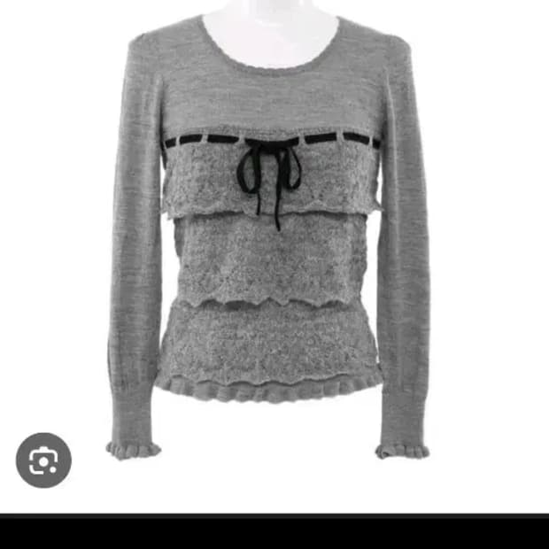 로걀 빈티지 리본레이스 긴팔