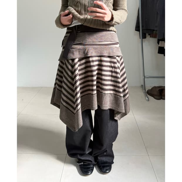 Pride 스트라이프 스커트