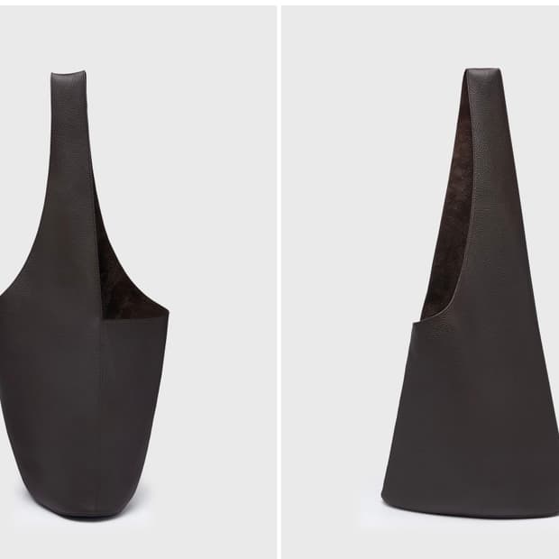 lfm sling tote bag 브라운레더