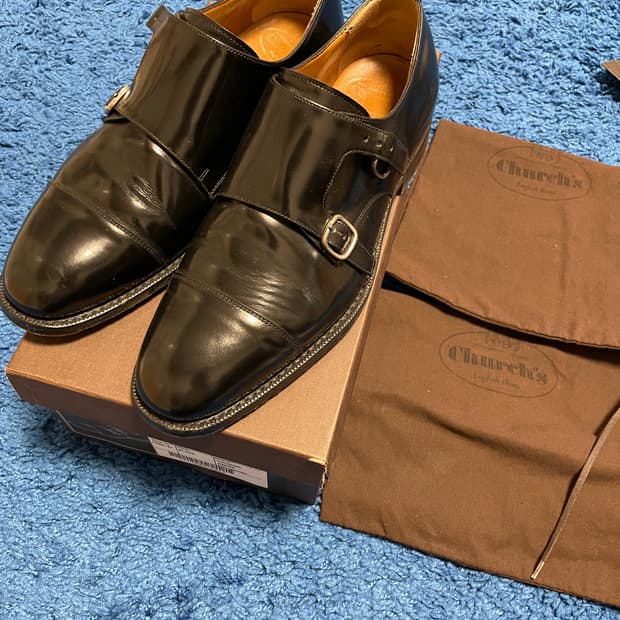 Church's Double Monk Strap Black
