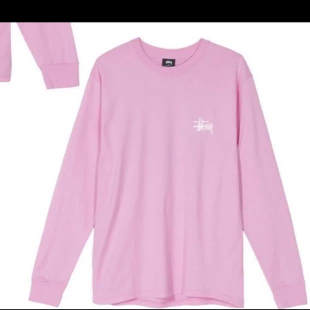 스투시 오버다이드 로고스탁 롱슬리브 M