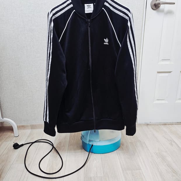 (110)2XL ☆초대장급☆ 아디다스 슈퍼스타 2중지퍼[검흰] 트랙탑져지