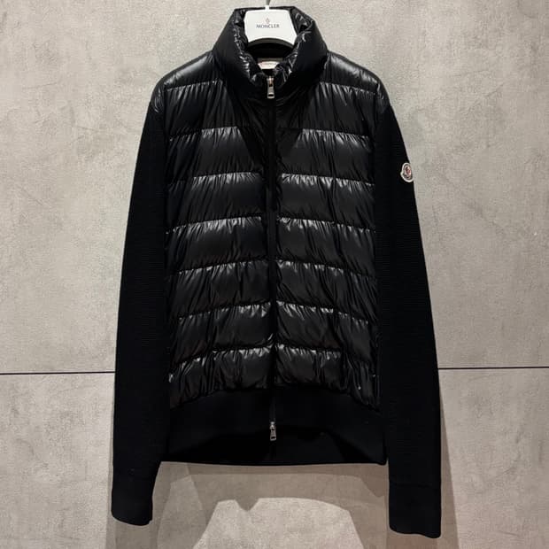 L/몽클레어 유광 니트패딩