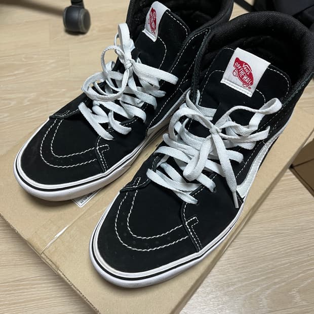 반스 스케이트 하이 블랙 280