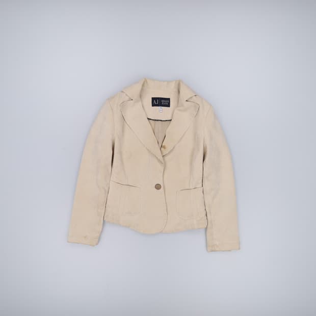 [EU 38] 아르마니진 여성 코듀로이 자켓 0116H1