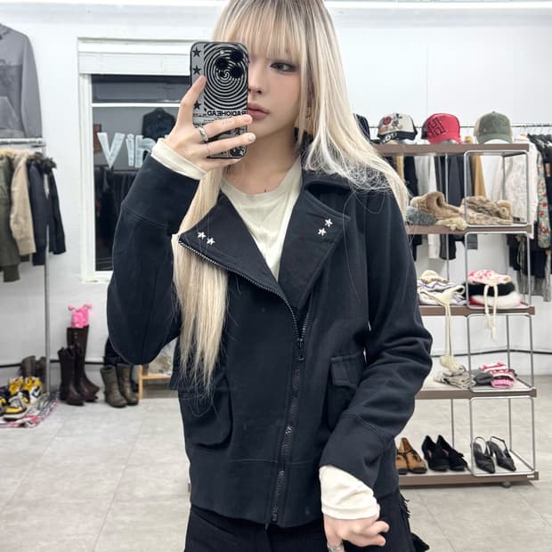 Rush Hour 사선 자켓