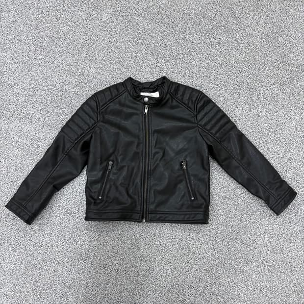 6-7Y H&M 키즈 레더 자켓 0312J