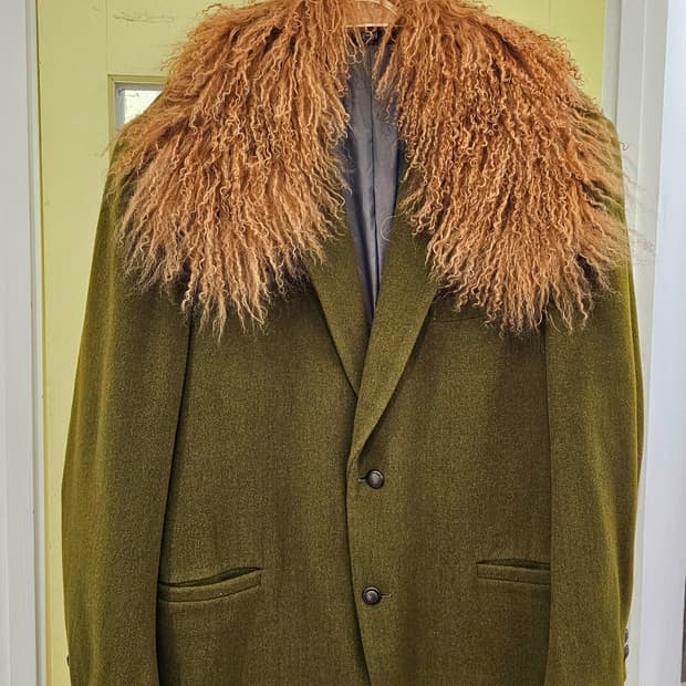 a.v.v 카라멜 양털 머플러