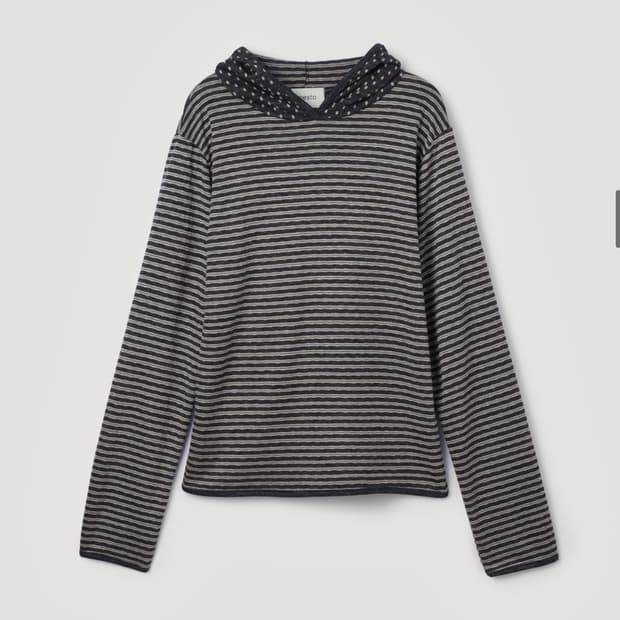 pesto 페스토 도트 스트라이프 후디