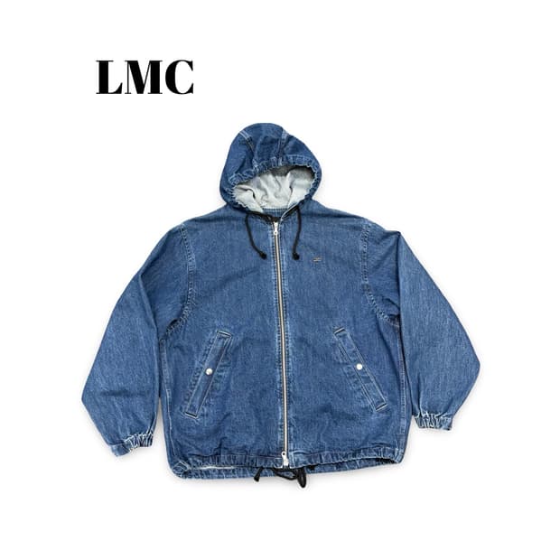(95)LMC 데님 후드 집업 자켓
