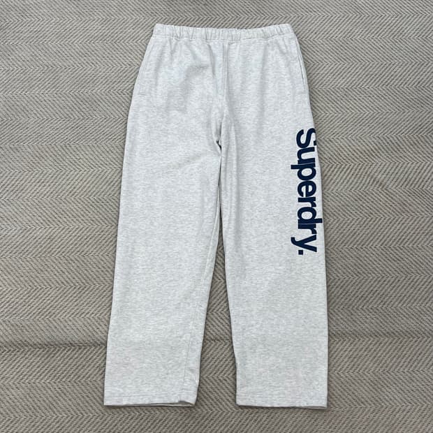 슈퍼드라이 로고 스웻팬츠 r3587