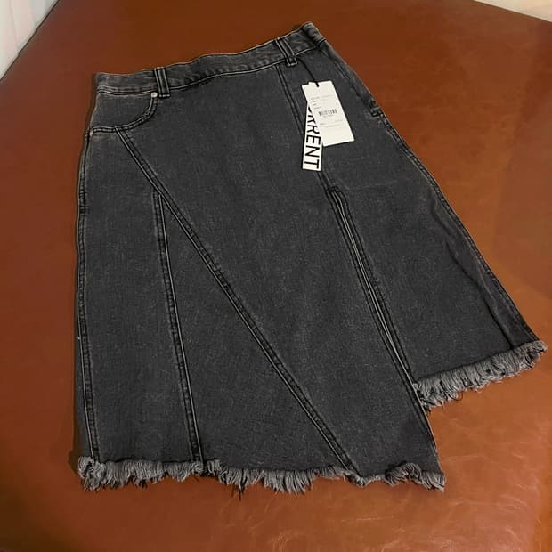 Current 커렌트 흑청 스커트