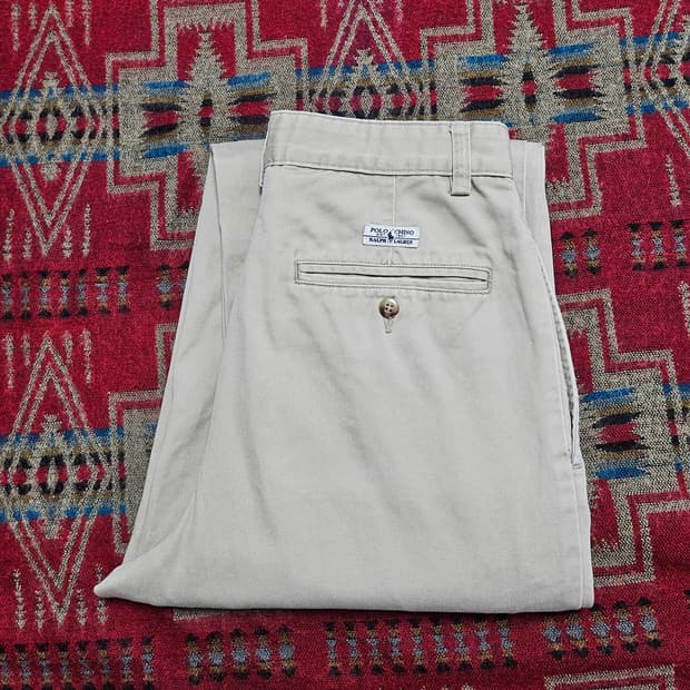 29)90s Polo ralph lauren 투턱 치노 팬츠