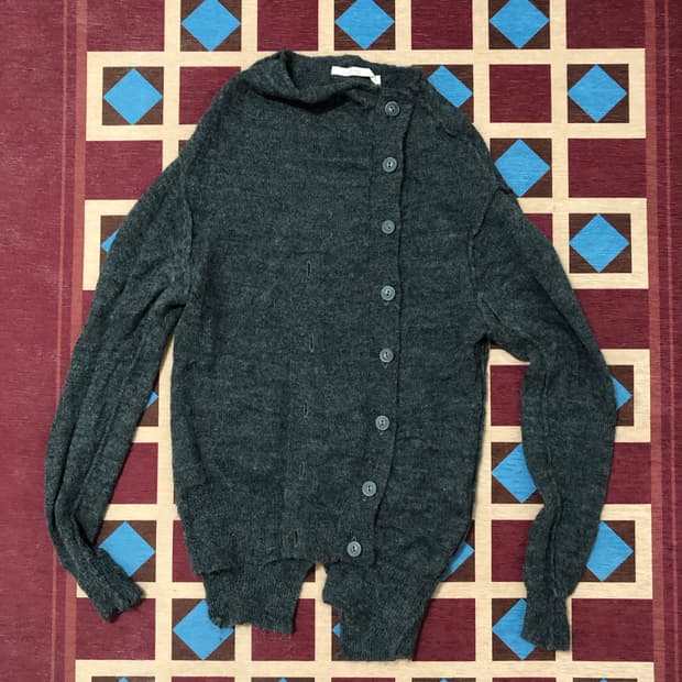 SLIM FIT UNBALANCE CARDIGAN
