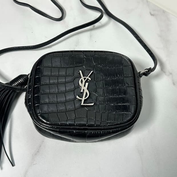 [A+ 정품] 생로랑 크로커다일 블로거 크로스백