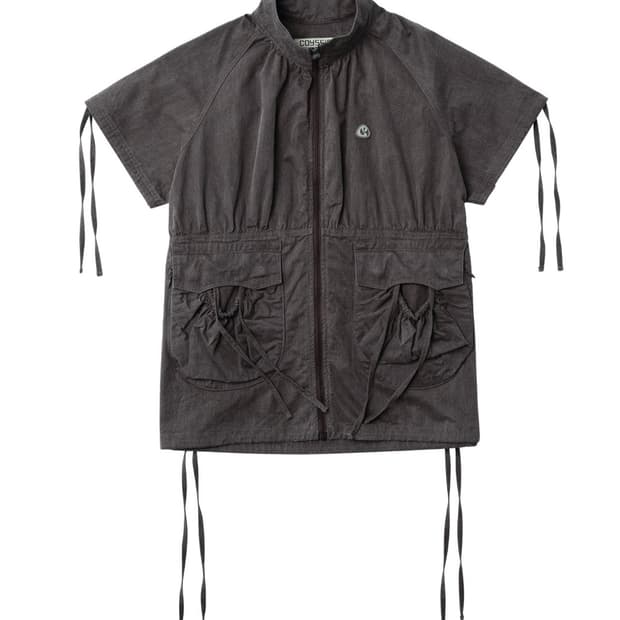 코이세이오 셔링 포켓 자켓 버건디