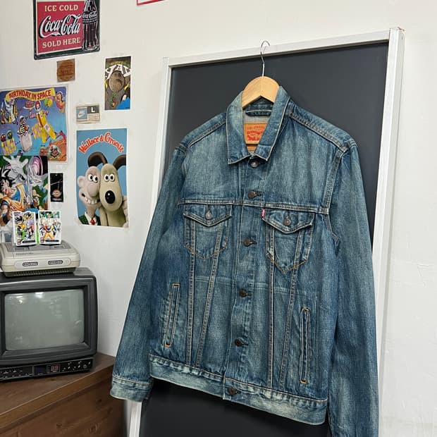 Levis 리바이스 오리지널 워싱 데님 트러커 자켓
