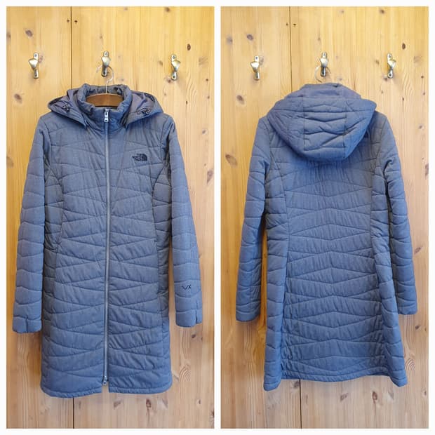 55.노스페이스 퀼팅 후드점퍼 