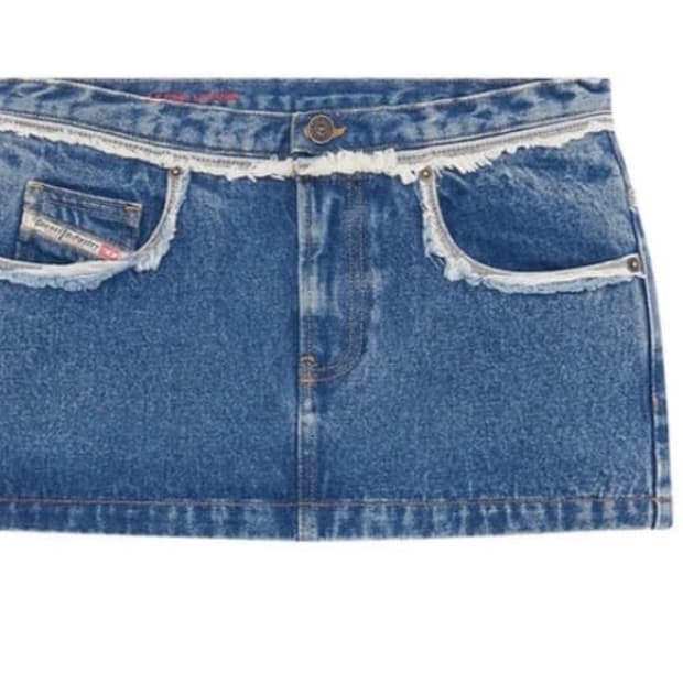 디젤 로우라이즈 데님 스커트 구해요