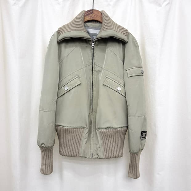 샤넬 스포츠 02A/W CC로고 봄버 자켓