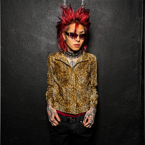 Leopard Pattern Crop Jacket