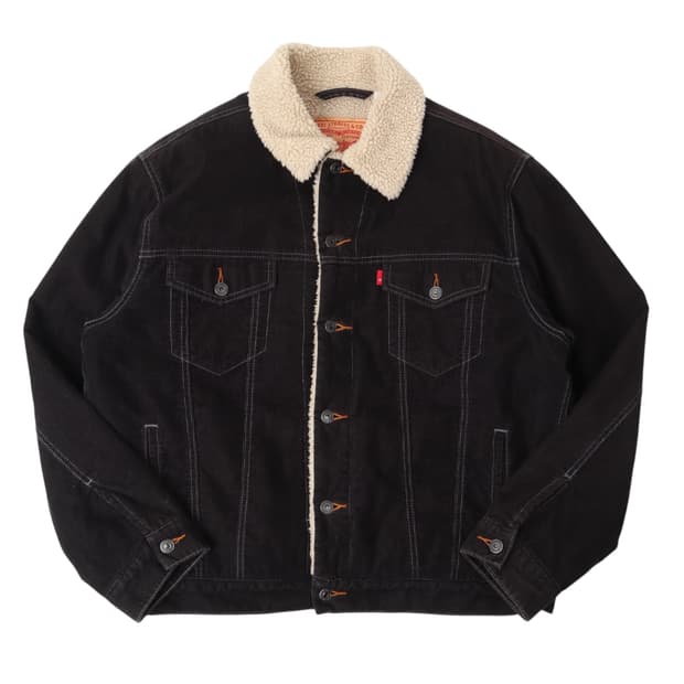 리바이스 코듀로이 쉐르파 트러커 자켓