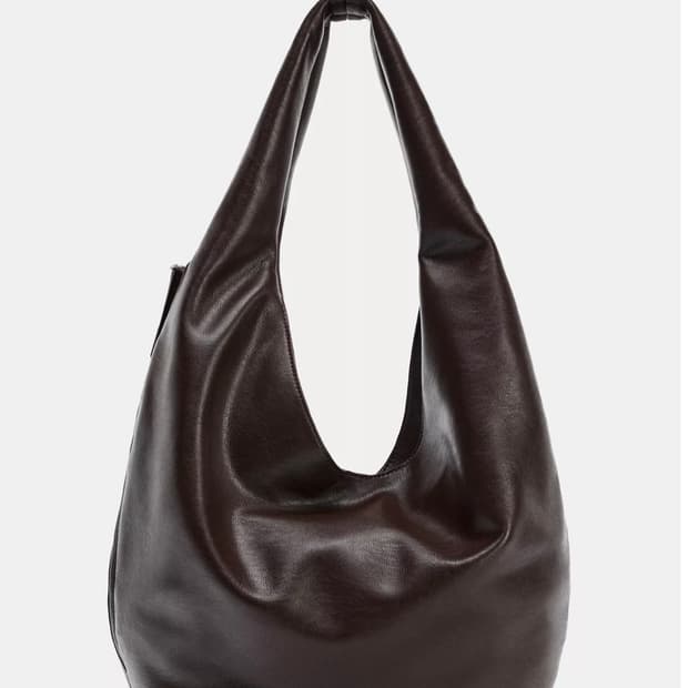 자라 맥시 버킷백(버건디 레드) 