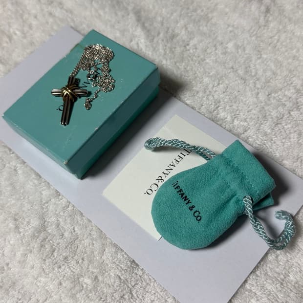 TIFFANY&CO 18k gold&silver