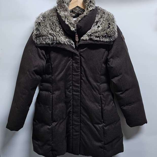 노스페이스 여성 구스 코트패딩 M