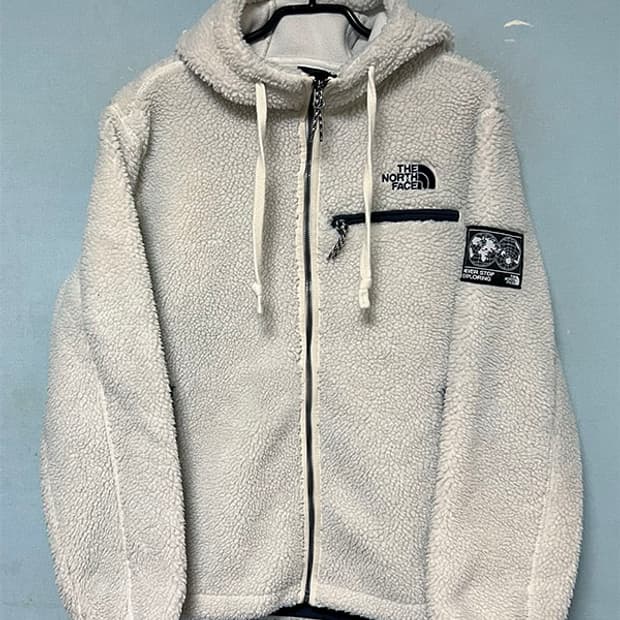노스페이스 남자 후리스점퍼 뽀글이 후드집업 M 95