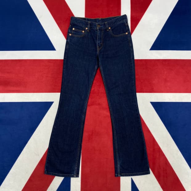 리바이스 02557 오렌지탭 데님 부츠컷 팬츠 27